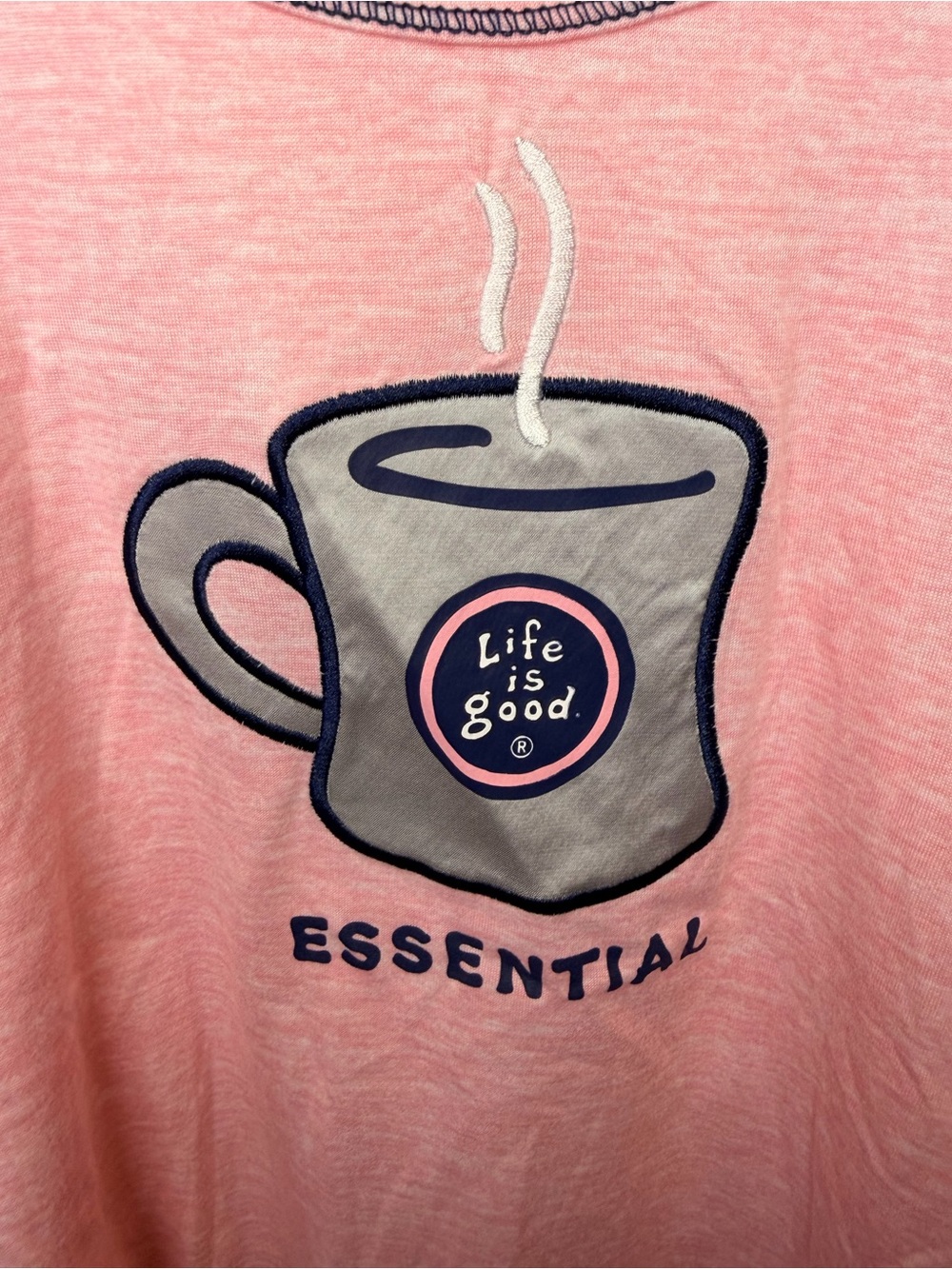 Life Is Good Pink Coffee Graphic Tank Top - Essential - Picture 2 of 6